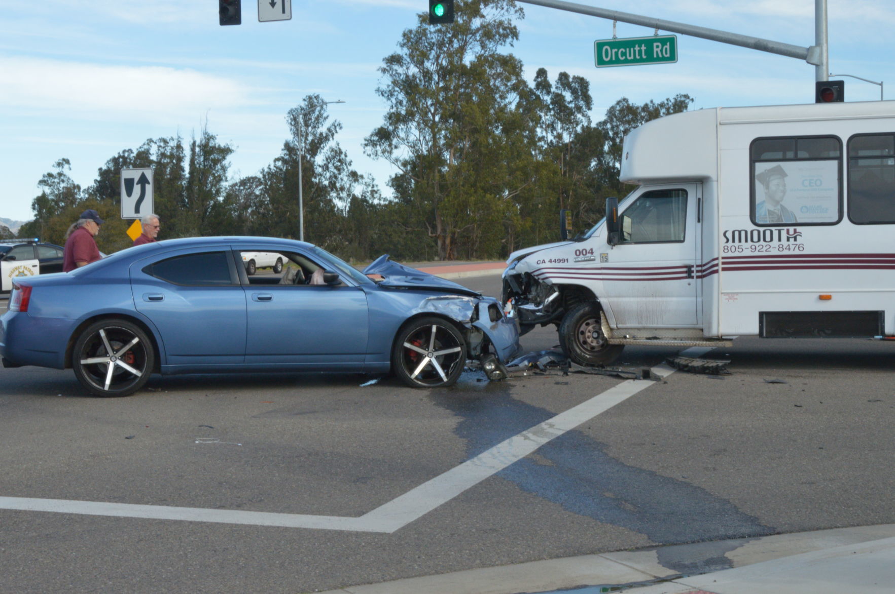 UVP and Orcutt Road collision